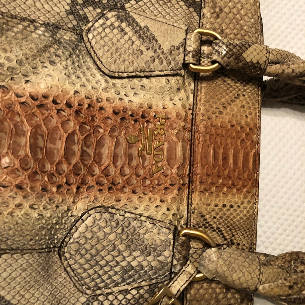 100% Authentic Prada Python Bag, Limited Edition - image 3